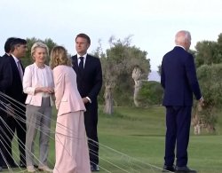 Joe Biden at G7 Meme Template