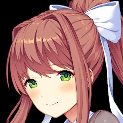 Monika smile Meme Template