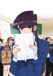 Komi is saying something Meme Template