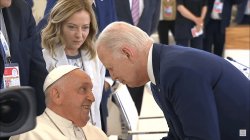 Biden meets Pope Meme Template