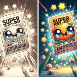 Super Lotto ticket Meme Template