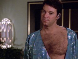 Riker Open Shirt Nipple Meme Template