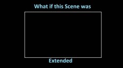 what if this scene was extended Meme Template