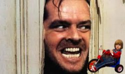 Jack Danny Torrance puerta triciclo tricycle the shining Meme Template
