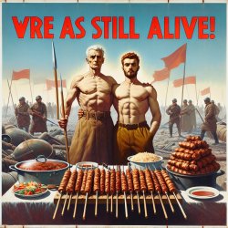 We are still alive kebab Meme Template