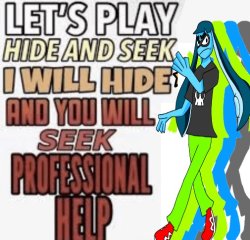 Let's play hide and seek Meme Template