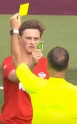 Reverse Yellow Card Meme Template