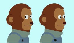 New Clearer Monkey Puppet Meme Template