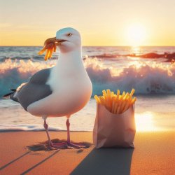 Gull chips Meme Template