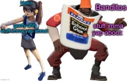 Neko and Banditos shared temp Meme Template