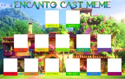 Encanto Cast Meme Meme Template