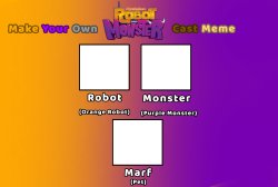 Robot and Monster Cast Meme Meme Template