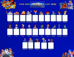 Histeria! Cast Meme Meme Template