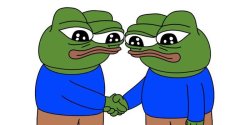 Pepe handshake Meme Template