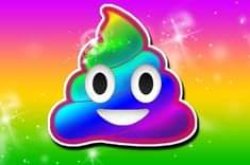 Rainbow Poop Meme Template
