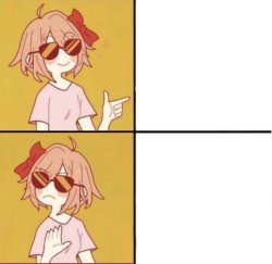 yes no girl Meme Template