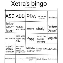 Xetra Bingo Meme Template