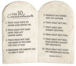 10 commandments Meme Template