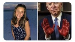 Biden blood on his hands Meme Template