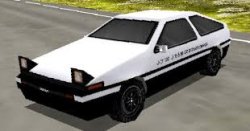 Toyota AE86 Trueno Rumblesushi 3D Meme Template