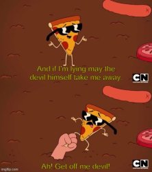 Pizza Steve is Lying Meme Template