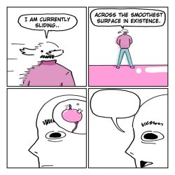 Smooth Brain Sliding Meme Template