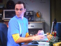 Sheldon Computer Meme Template