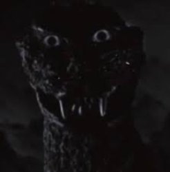 Cursed gojira face Meme Template