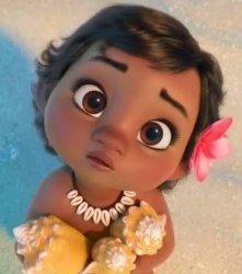 Baby Moana Meme Template