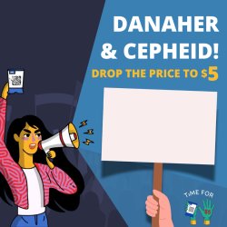 Danaher & Cepheid: Drop GeneXpert price to $5 Meme Template