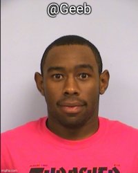 geeb tyler mugshot announcement template Meme Template