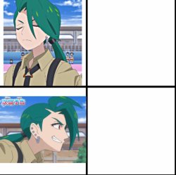 Rika in Drake Meme Template