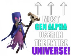 Most gen alpha user in the entire universe!!! Meme Template