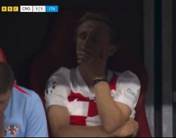 Modric sad Meme Template