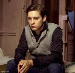 Depressed Tobey Meme Template