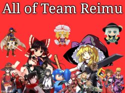 All of Team Reimu V4 Meme Template