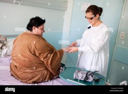 Fat woman and Nurse Meme Template
