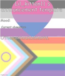 Lil_kitten11's announcement temp Meme Template