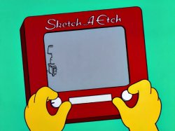 Simpsons Stencil Screenshot Meme Template