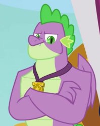 Disappointed Spike (MLPFIM) Meme Template