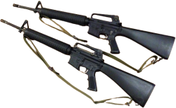 Colt M16A2 and M16A3 with slings Meme Template