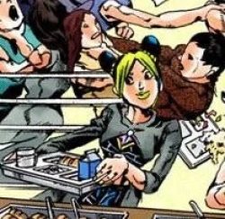 Cafeteria Jolyne Meme Template