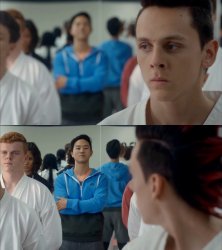 Cobra Kai Stare Meme Template