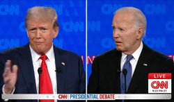 Trump Biden 2024 president debate Meme Template