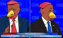 Presidential debate COQINU Meme Template