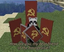 Minecraft communism Meme Template