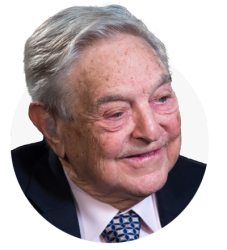 George Soros head png with Transparency Meme Template