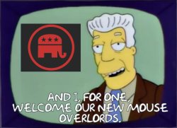 I for one welcome our republican overlords Meme Template