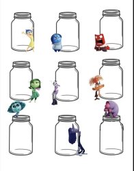 Inside out emotion jar Meme Template