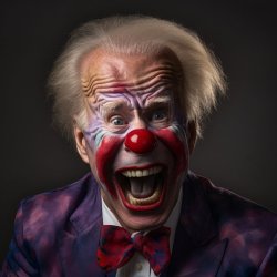 obiden Angry Scary Clown Meme Template